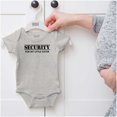 thumbnail image 5 of Security Little Sibling Lil Sis Family Romper Boys or Girls Infant Baby Brisco Brands 6M, 5 of 6