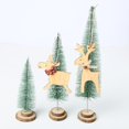 thumbnail image 3 of 2x de de Navideñas / Artesanía de Colgante para perchas, etiquetas, tarjetas DIY (amarillo ) Amarillo claro perfecl Colgante de alce de árbol de Navidad, 3 of 8