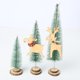 thumbnail image 3 of 2x de de Navideñas / Artesanía de Colgante para perchas, etiquetas, tarjetas DIY (amarillo ) Amarillo claro perfecl Colgante de alce de árbol de Navidad, 3 of 8
