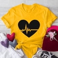 thumbnail image 2 of Plebaso T-shirts à Manches Courtes pour Femmes, Imprimé, Col Rond, Décontracté, Mode, 2 of 4