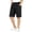 c01Black, variant on (2-12 Years) Boys' Summer Solid Color Cotton Elastic Waist Five-Point Pants with Pockets Leisure Sports Shorts Yellow 7-8 Years