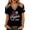 Black, variant on 4th of July Shirts Women Red White Blue V Neck 250th Anniversary Tops Patriotic Short Sleeve Stars Stripes T Shirts Blue XL