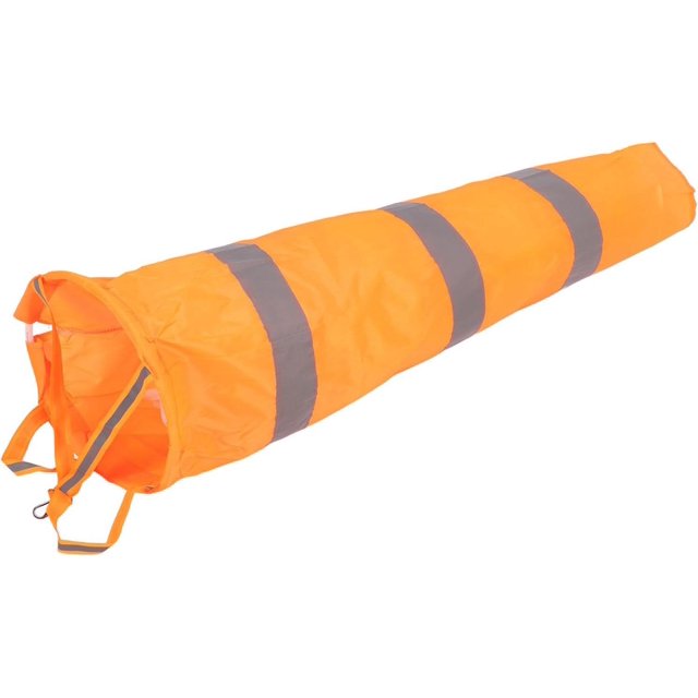 HUGFEGWE Windsock, Windsock Wind Measurement Sock Bag with Reflective Belt 31.5in Orange, for Meteorology, Chemical Engineering, Windsocks (Reflective Style) CJB91-111315