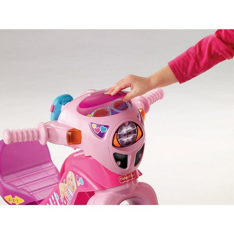 Fisher price barbie lights and sounds on sale trike