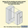 thumbnail image 5 of Salsbury Industries Recessed Private 13 Door Front Load or Rear Load 4C Horizontal Mail Center, 5 of 5