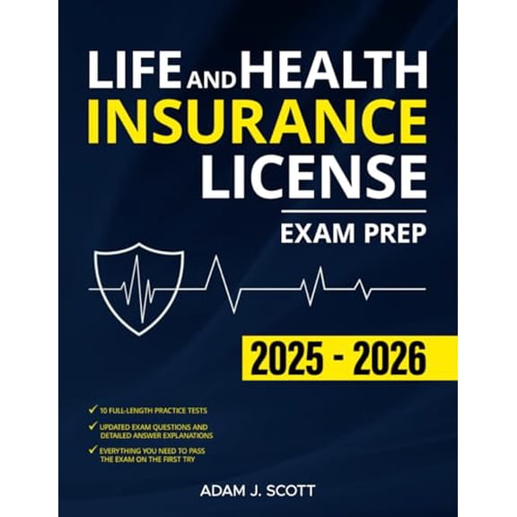 Pre-Owned Life and Health Insurance License Exam Prep: The Straight-to-the-Point Training Book, with 10 Complete and Up-to-Date Practice Tests, to Help You Easily Pass the Exam on Your First Try, 979