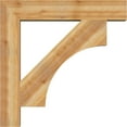 thumbnail image 3 of Ekena Millwork 6"W x 38"D x 38"H Westlake Block Rough Sawn Bracket, Western Red Cedar, 3 of 25