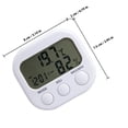 thumbnail image 2 of CHICHUMID Rectangular Digital Hygrometer 1Pcs for Indoor Environment with Temperature Display, 2 of 7