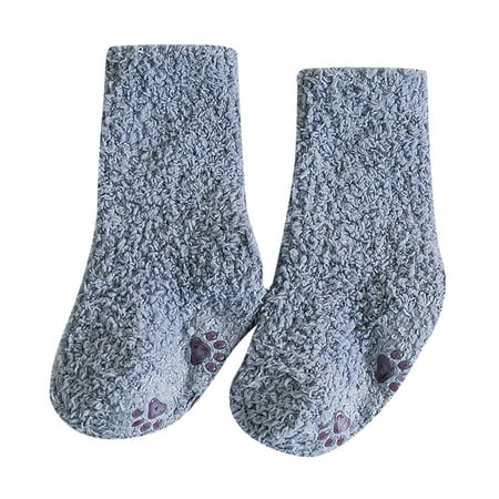 

ZHAGHMIN Socks For Women Socks In Autumn And Winter Fashionable And Simple Solid Color Coral Velvet Floor Socks Non Slip Toddler Socks Comfortable And Cute Trouser Socks Women Fall Clothes For