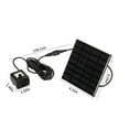 VRELL Solar Water Pump Kit, Solar Powered Water Pump With Many Nozzles