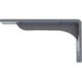 thumbnail image 4 of Ekena Millwork 2"W x 8"D x 4 1/4"H Embrey Steel Bracket, Hammered Light Blue, 4 of 11