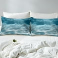 thumbnail image 3 of Erosebridal Coastal Underwater World Comforter Cover King, Sea Water Bedding King Size, Marine Theme Bedroom Decoration, Reversible 3 Pieces (No Comforter), 3 of 7