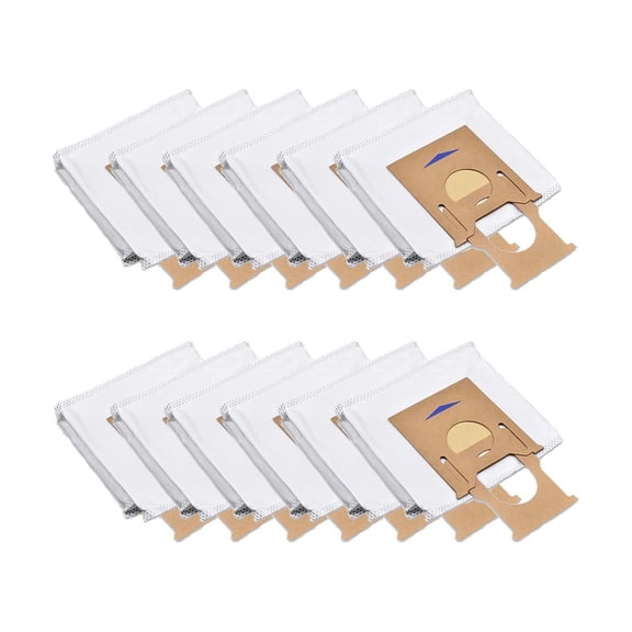 Vacuum Dust Bags Replacement Part For ECOVACS Deebot OZMO T8 AIVI T8 Max and Deebot N8 Pro  Robot Vacuum Cleaner Auto-Empty 12 Dust Bag
