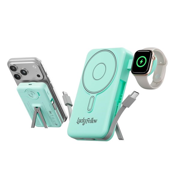 Power Bank LUCKYFELLOW 10000 mAh magnético inalámbrico