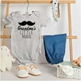 thumbnail image 3 of Grandma's Little Man Funny Mustache Bodysuit Jumper Boys Infant Baby Brisco Brands 12M, 3 of 6
