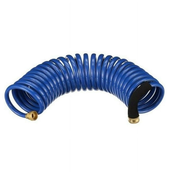 118717 25 ft. Spiral Watering Hose, Black