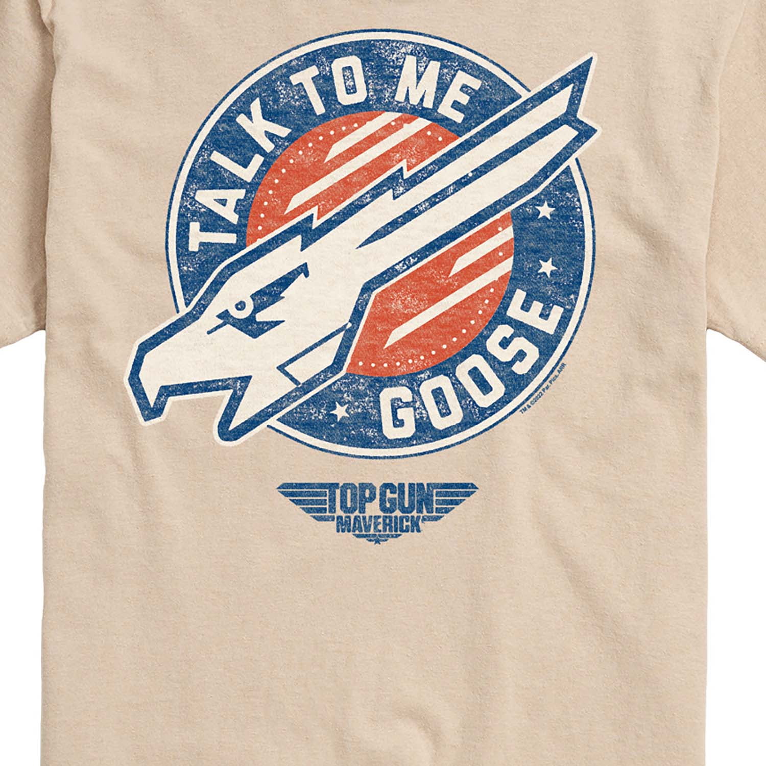 T-Shirt Gun: Men\'s Talk Graphic - Me Top - To Goose Sleeve Maverick Short