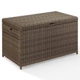 thumbnail image 1 of Pemberly Row Wicker Patio Deck Box in Weathered Brown, 1 of 9