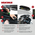 thumbnail image 4 of Yakima SkyBox NX Skinny 12 Rooftop Cargo Box, Fits StreamLine Crossbar, Black, 4 of 11