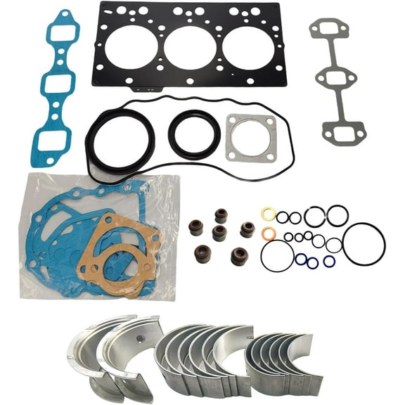 3TNE84 Metal Kit   Full Gasket Kit For Yanmar 3TN84 3TNE84 3TNV84T 3D84E 3D84N Engine US328 US330 US334 RS27 For John Deere 790 4300 4310 3235A 4475 STD Bearing kit set