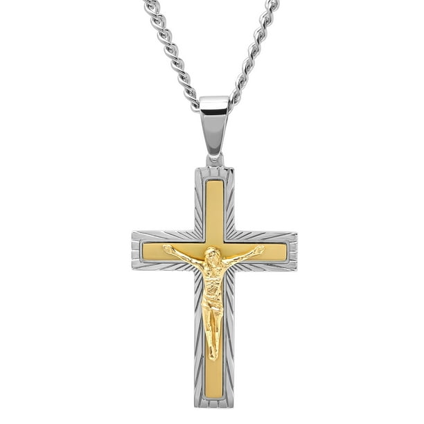 Brilliance Fine Jewelry Men’s TwoTone Yellow IP Stainless Steel