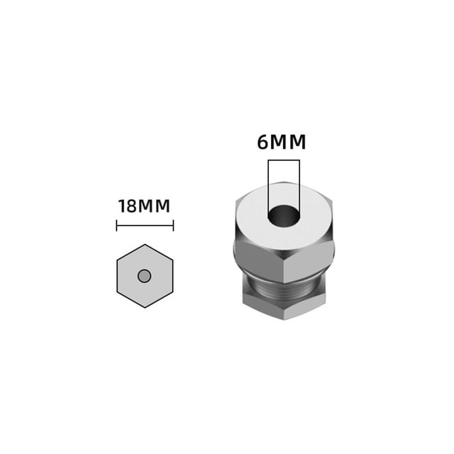 Aluminum profile punching positioning device special sleeve suitable for 4 -15MM