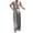 F223 Silver, variant on Likimi Two Piece Sets For Women Crew Neck Sleeveless Solid Color Top With Pants Loose Summer Outfit Set Gold Size 5Xl