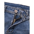 thumbnail image 4 of FOCUSNORM Men Casual Ripped Hole Jeans, Middle Waist Pencil Denim Trousers, 4 of 9