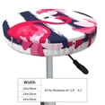 thumbnail image 4 of Naloa Pink Flamingos Round Bar Stool Cushion Cover 12-14 inch, Fits Kitchen, Office, Restaurant Chairs - 14 inch, 4 of 7