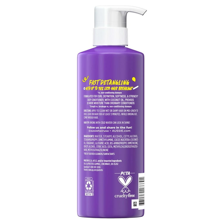 Aussie 3 Minute Miracle Curls Conditioner, for All Hair Types