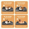 thumbnail image 4 of GIANNA Washable Dog Sofa Bed, Cozy Pet Lounger for Small to Large Breeds, 4 Size Options, 4 of 7