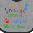 thumbnail image 4 of Inktastic Teacher Like Mommy Boys or Girls Baby Bib, 4 of 4