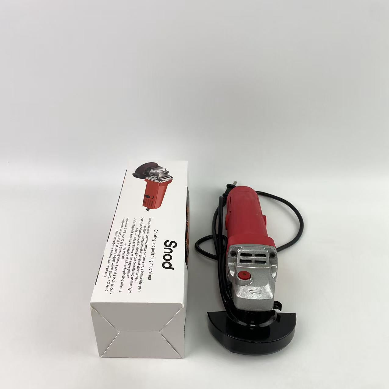Snod Grinding and polishing machines,Variable-Speed Angle Grinder with Paddle Switch, Black