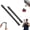 250mm+350mm, variant on 1/2 Flexible Shaft Extension Extender Torque Socket, Ratchet Spanners Electric Wrench Connecting Rod, flexible socket extension, for Tight Spaces Hand Drive Automotive Repair Tools