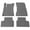 Gray, variant on Ikon Motorsports Floor Mats Compatible With 2020-2025 Mercedes-Benz C118 CLA-Class, Red Nylon Car Auto Front Rear Carpets Liner 4PC Set Protector