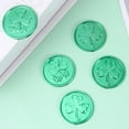 thumbnail image 2 of unbranded 100PCS St Patricks Day Decor Clover Coin Toy Plastic Treasure Hunt for Event Organizers, 2 of 5