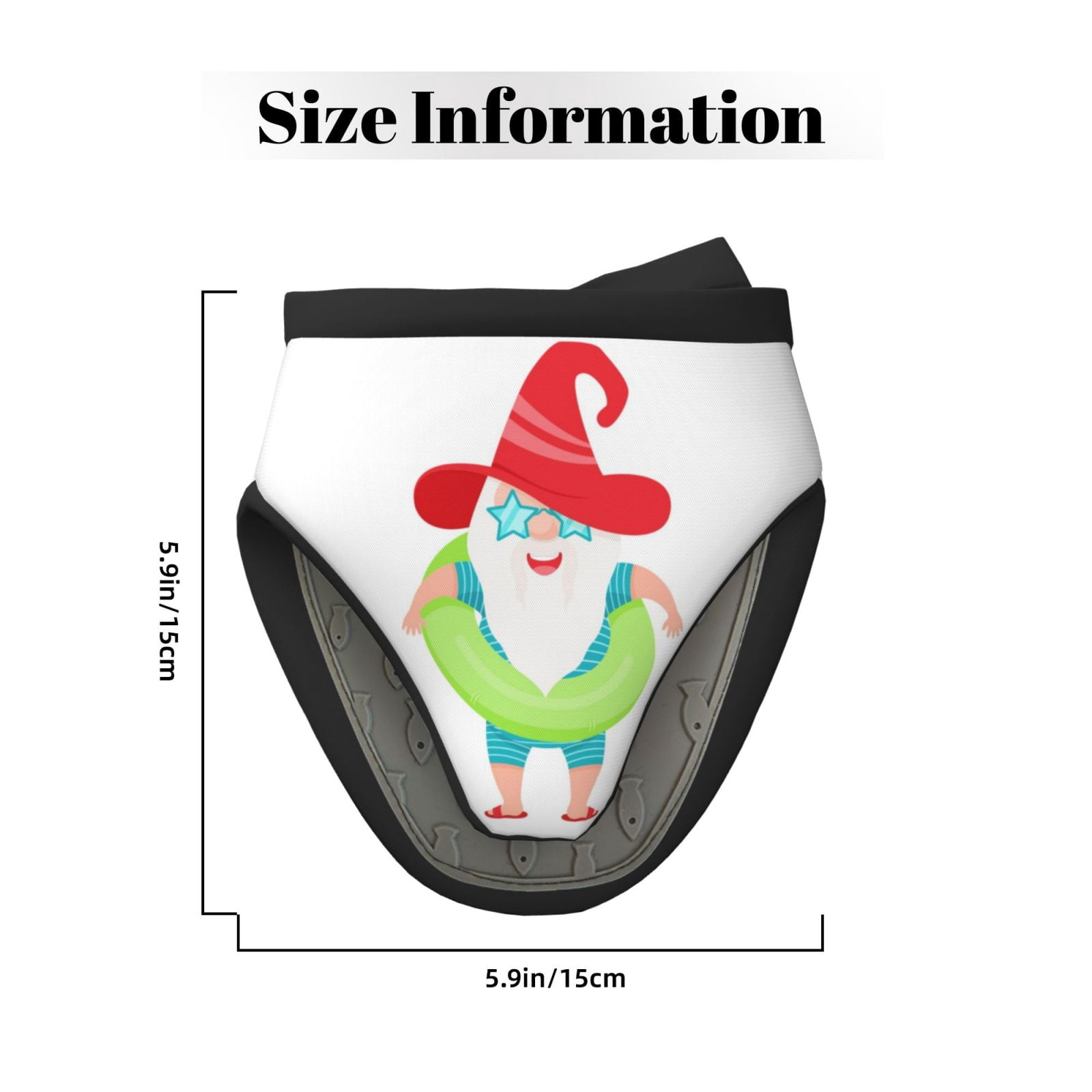 Vsdgher Hello Summer Gnome 2 Non-Slip Mini Oven Mitt Set, Short Oven Mitts for Baking Grilling Barbecue Microwave, 5.9"x5.9"in