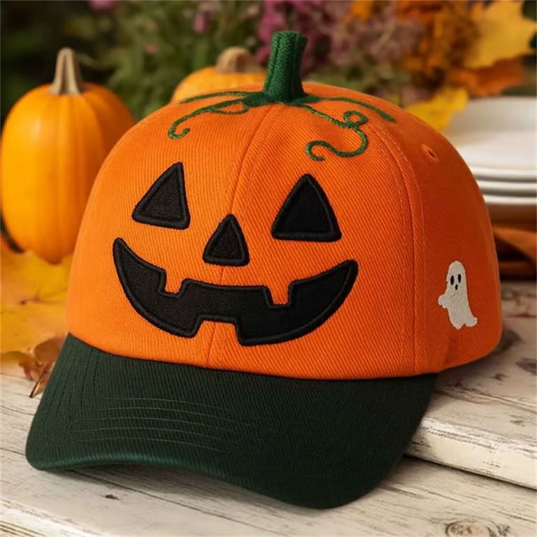 Women\'s Embroidered Baseball Cap Adjustable Soft Breathable Hats Pumpkin Dalix Baby Pumpkin Embroidered Cotton Baseball Cap  main image 2