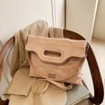 thumbnail image 2 of Bolso de mano de gran capacidad para mujer, novedad de 2025, de alta gama, informal, de piel suave, tipo mensajero, tipo bandolera, 2 of 4