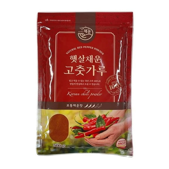 Red Chili Pepper Kimchi Seasoning Powder Medium Spicy 500g, Granule