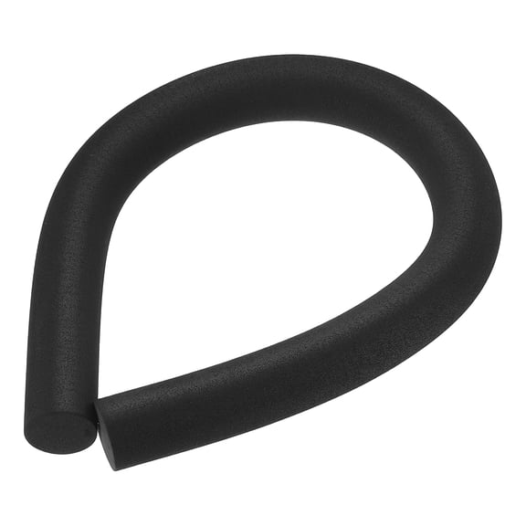 Uxcell EVA Foam Dowels 1"x1.6ft High Density EVA Cosplay Foam Black 1 Pcs, Round Soft Lightweight,Craft Stick Tubing,Versatile Cylinder Rods for DIY Modeling Props,Trim Costumes
