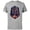 Athletic Heather, variant on Guardians of the Galaxy Volume 3 Team with Badge - Short Sleeve Cotton T-Shirt for Adults - Customized-Red