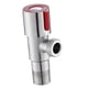 thumbnail image 2 of Conector de válvulas de cierre de compresión para grifo de llenado de agua, válvulas angulares de 1/4 de vuelta Rojo, 2 of 7