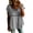 Gray, variant on Spring Summer Women's Shirts Loose Casual Blouse V-Neck Short Sleeve Button Down Cotton Linen Blend Solid Color Tops, Sky Blue S