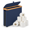 Blue-Medium, variant on Grey Medium Free Standing Toilet Paper Storage Container Holds Up To 9 Mega Rolls