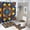 style-2, variant on Dreamy Purple Butterfly Pattern Shower Curtain And Rugs Mat Set For Bathroom Bath Curtains Decoration Accessories Bathtub Screen 4 Pcs