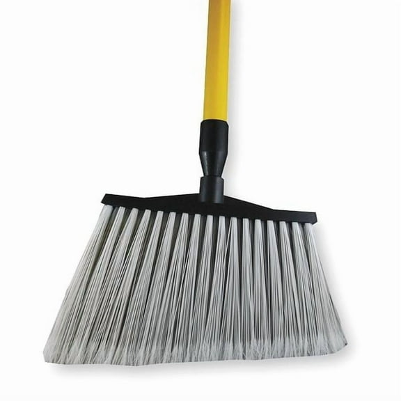 9 in Sweep Face Angle Broom, Soft, Synthetic, Black (Formerly Tough Guy)