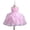 Pink, variant on LYMAYTER Flower Girl Length Flower Dress Formal Ball Gown for 2-10Y Girl Wedding Pageant Party Celebrations