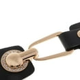 thumbnail image 3 of veasfak 1 Pair Black Leather Toggle Buttons Hook Duffle Coat Fastener Middle, 3 of 6