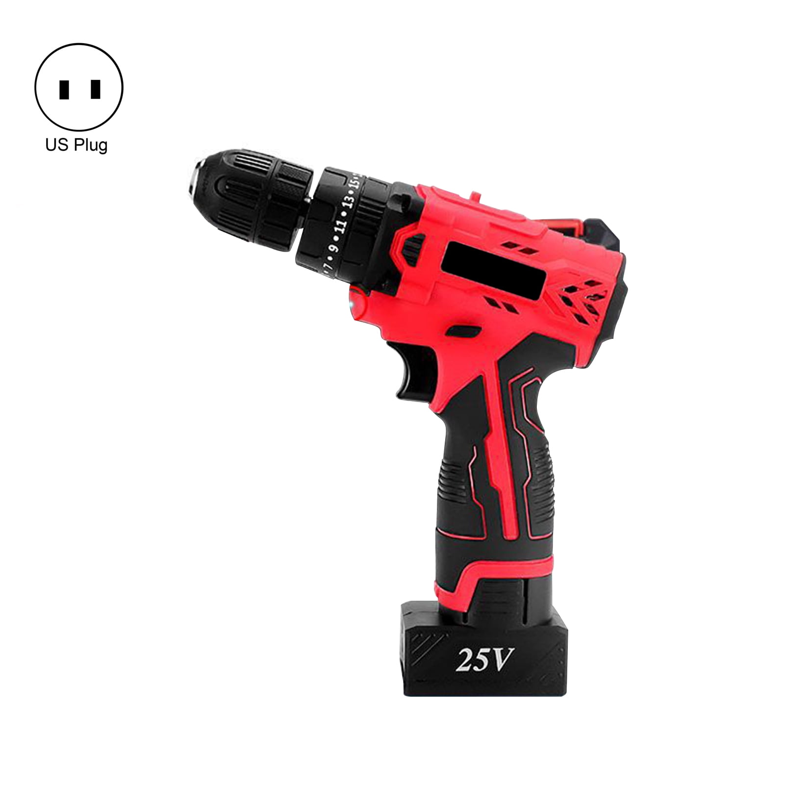 LED Light 25V Cordless Electric Drill 